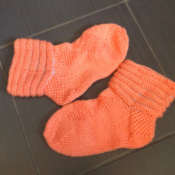 🧦Handmade Knit Socks/Slippers - Picture 1 of 2